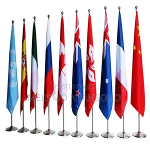 Standard Flag With Flag Poles