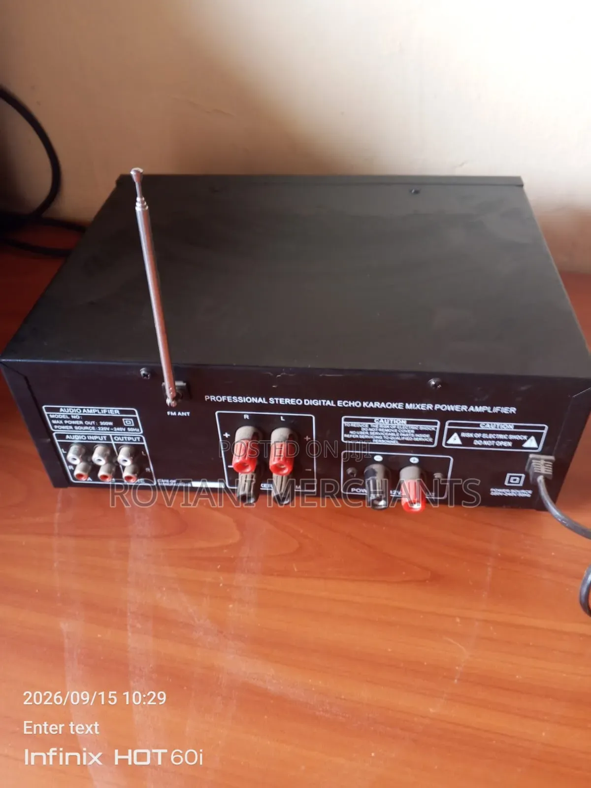 Mootek MT 339 Audio Stereo HIFI Bluetooth Power Amplifier