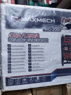  MAXMECH WG-200i Heavy-Duty 2-in-1 Welding Generator 