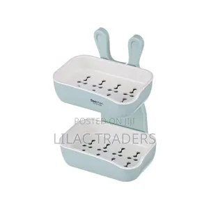 Bunny Soap Holder Pink and Blue Gale