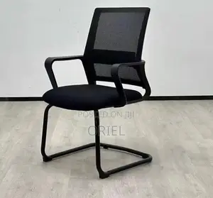 Sled Base Mesh Visitor Chair : Reception Mesh Guest Chair