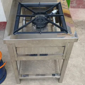 Stainless Steel Commercial Single Gas Burner High Pressure Size 550mm