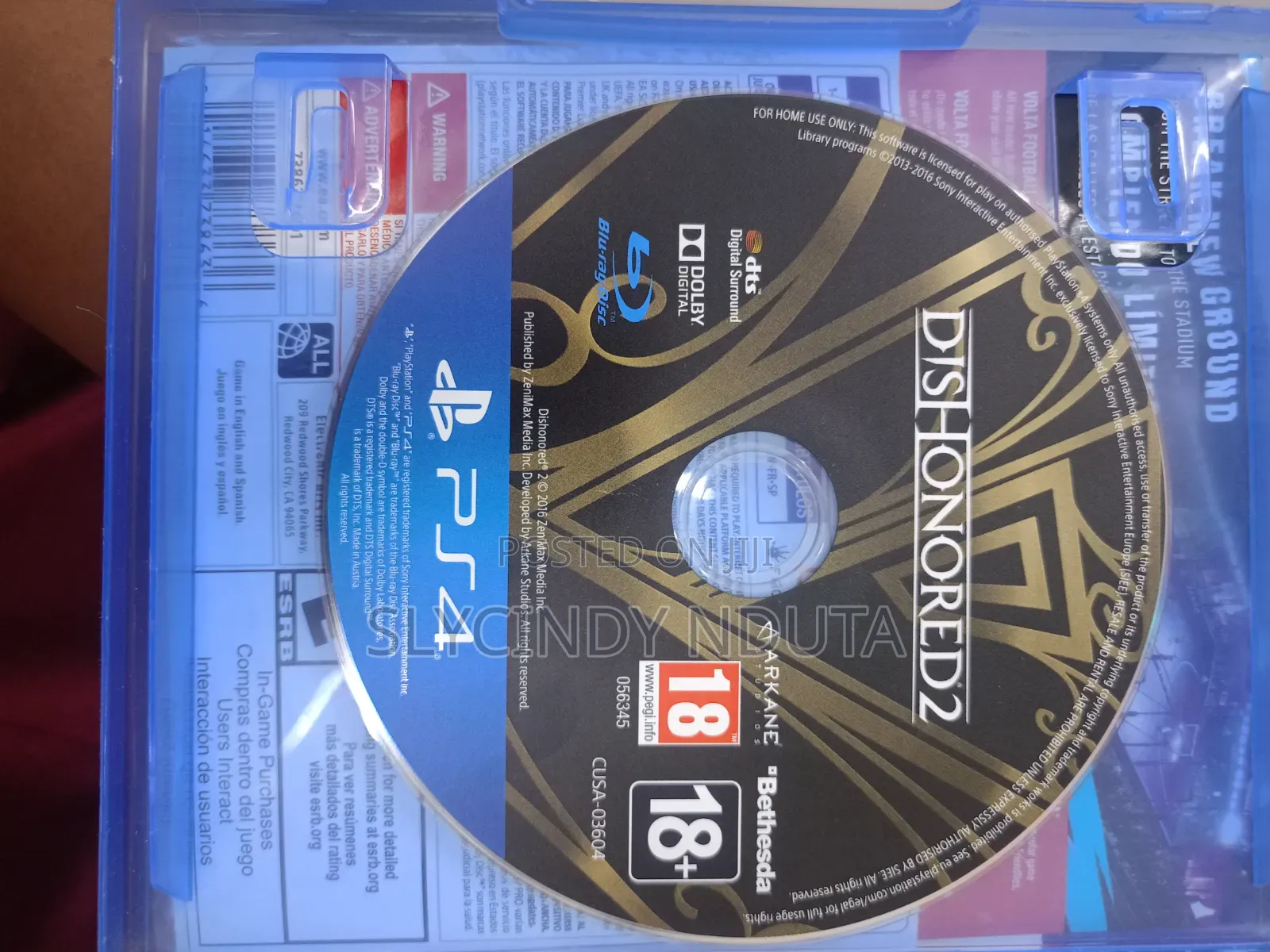 Used Ps4 Dishonored 2