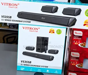 Vitron V535SB 5.1 Wired Soundbar With Subwoofer Speakers