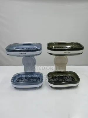 Classy Double Soap Holder*Dark Blue and Black*galy