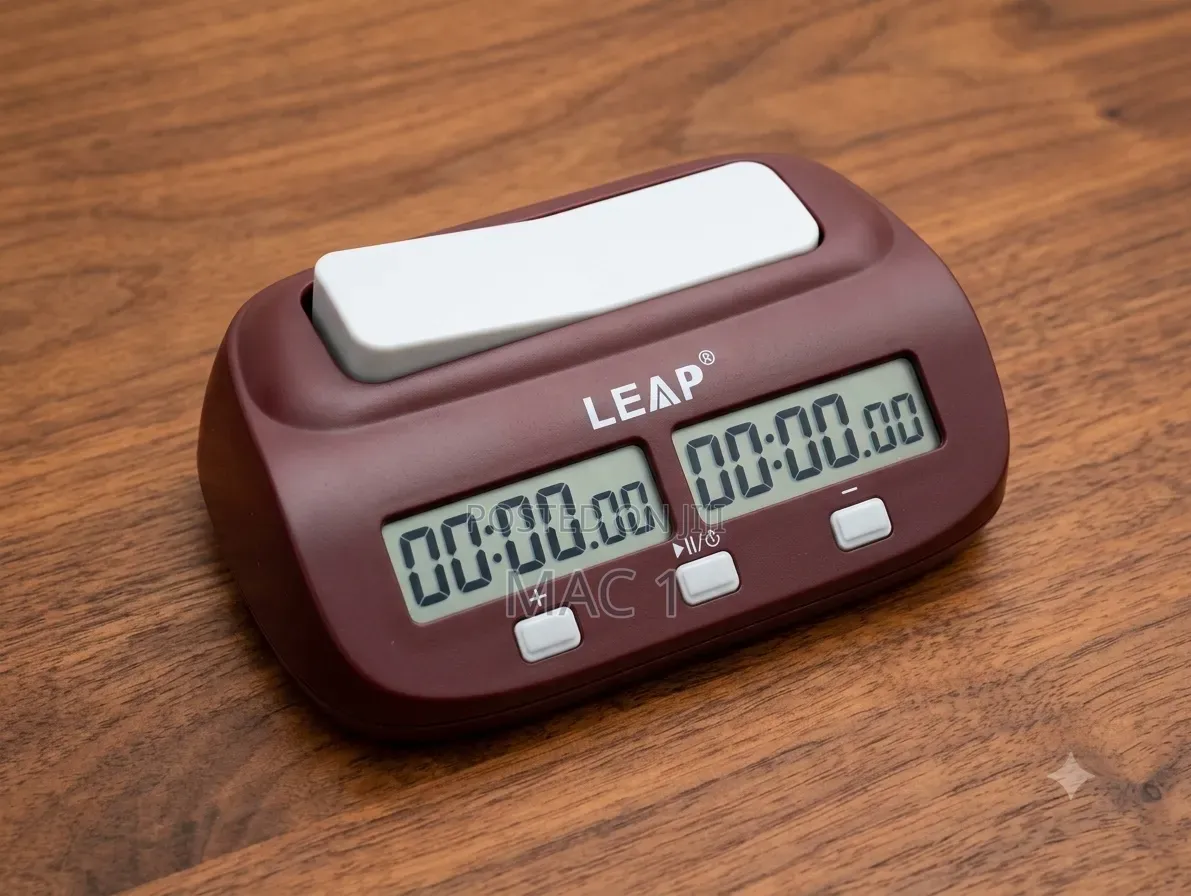 LEAP Digital Chess Timer With Delay and Bonus Features