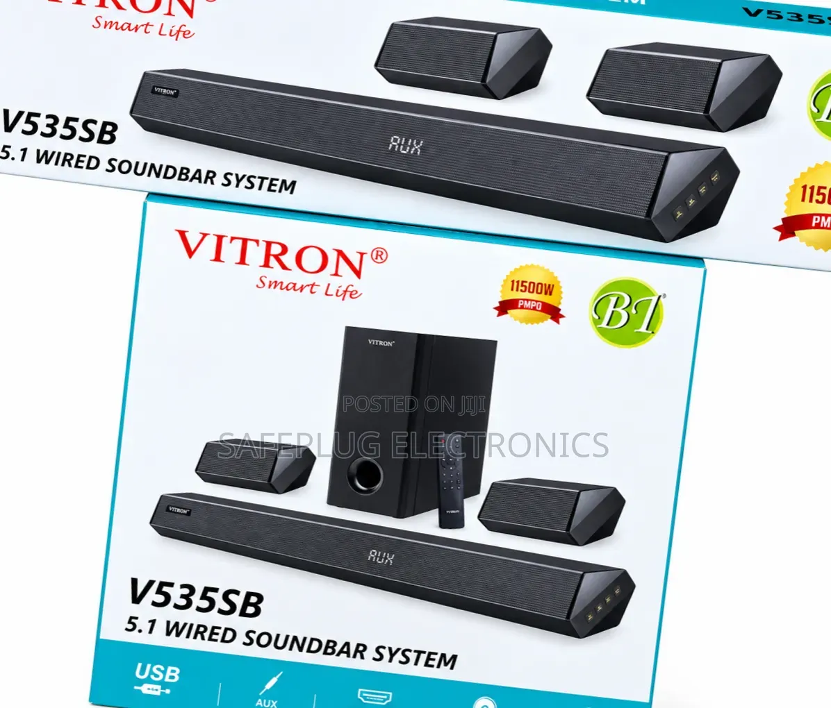 Vitron 5.1 Soundbar V535SB USB AUX HDMI ARC Home Audio