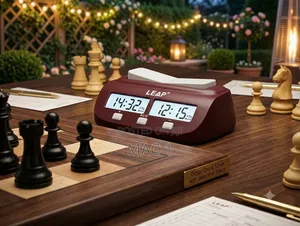Portable Digital Chess Clock for Board Games (LEAP)
