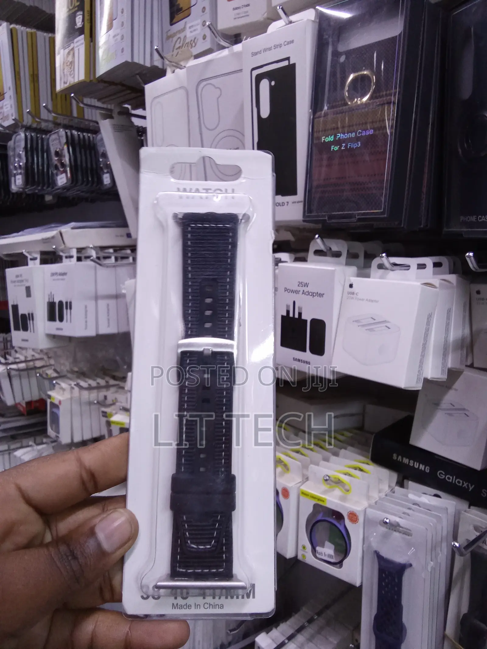 Apple Watch Nylon Woven Strap - Black - 38/40/41mm