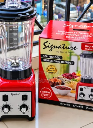 5 Litres Commercial Blender Signature SG-HS360D Heavy Duty 1800W
