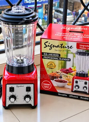 5 Litres Commercial Blender Signature SG-HS360D Heavy Duty 1800W