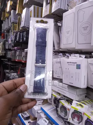 Apple Watch Nylon Woven Strap - Navy Blue - 38/40/41mm