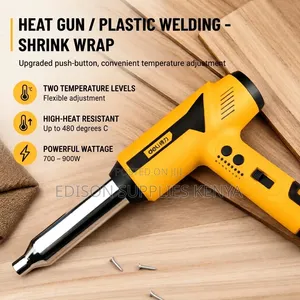 Deli Plastic Welding Gun 700W PVC Heat Gun Pipe Joint Car Bumper