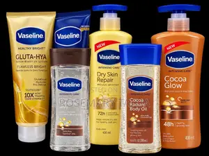 VASELINE COLLECTION – Oil • Lotion • Gluta-Hya