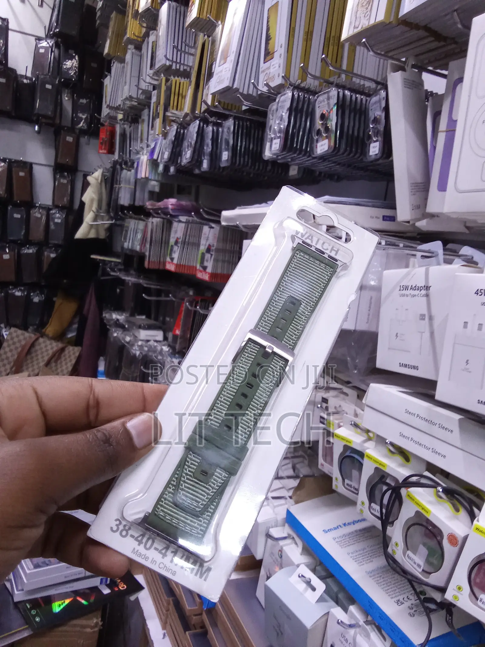 Apple Watch Nylon Woven Strap - Army Green - 38/40/41mm