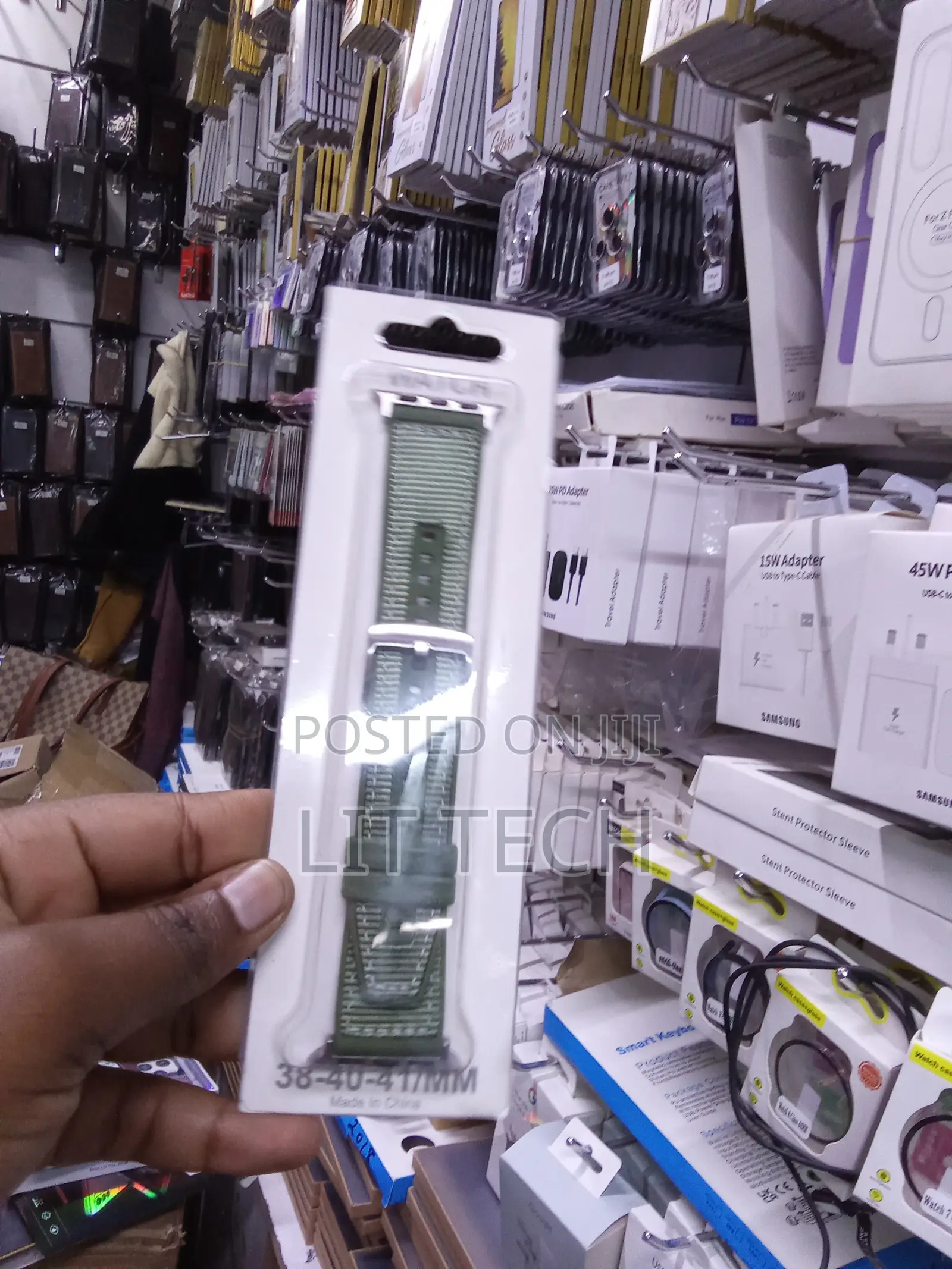 Apple Watch Nylon Woven Strap - Army Green - 38/40/41mm