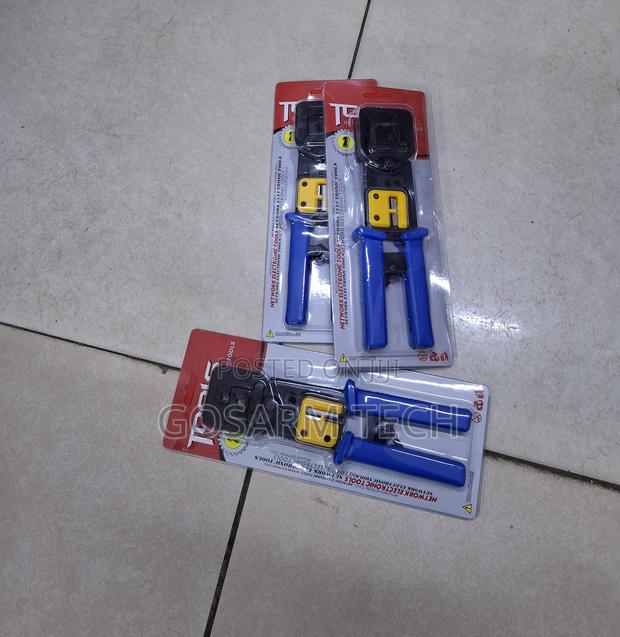 Premium RJ45 Pass Through Crimping Tool for Network Cables - main view