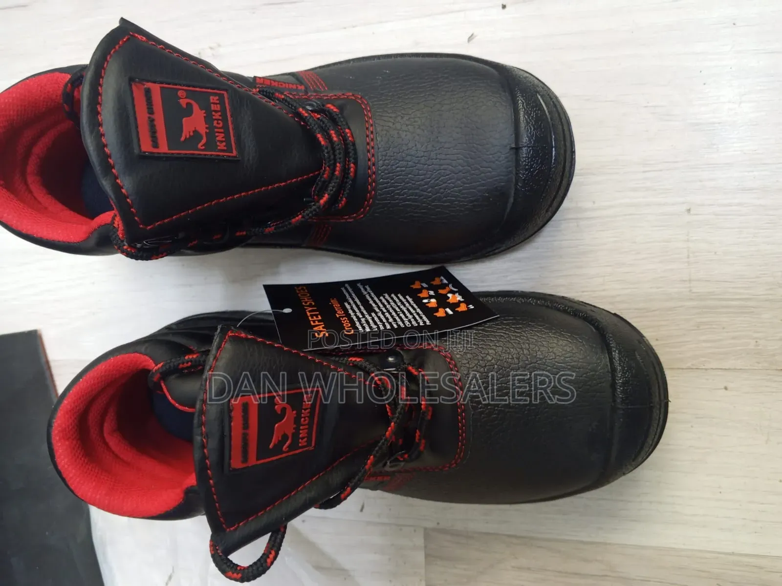 Knicker Safety Boots Strong Grip Reliable Daily Work Safety