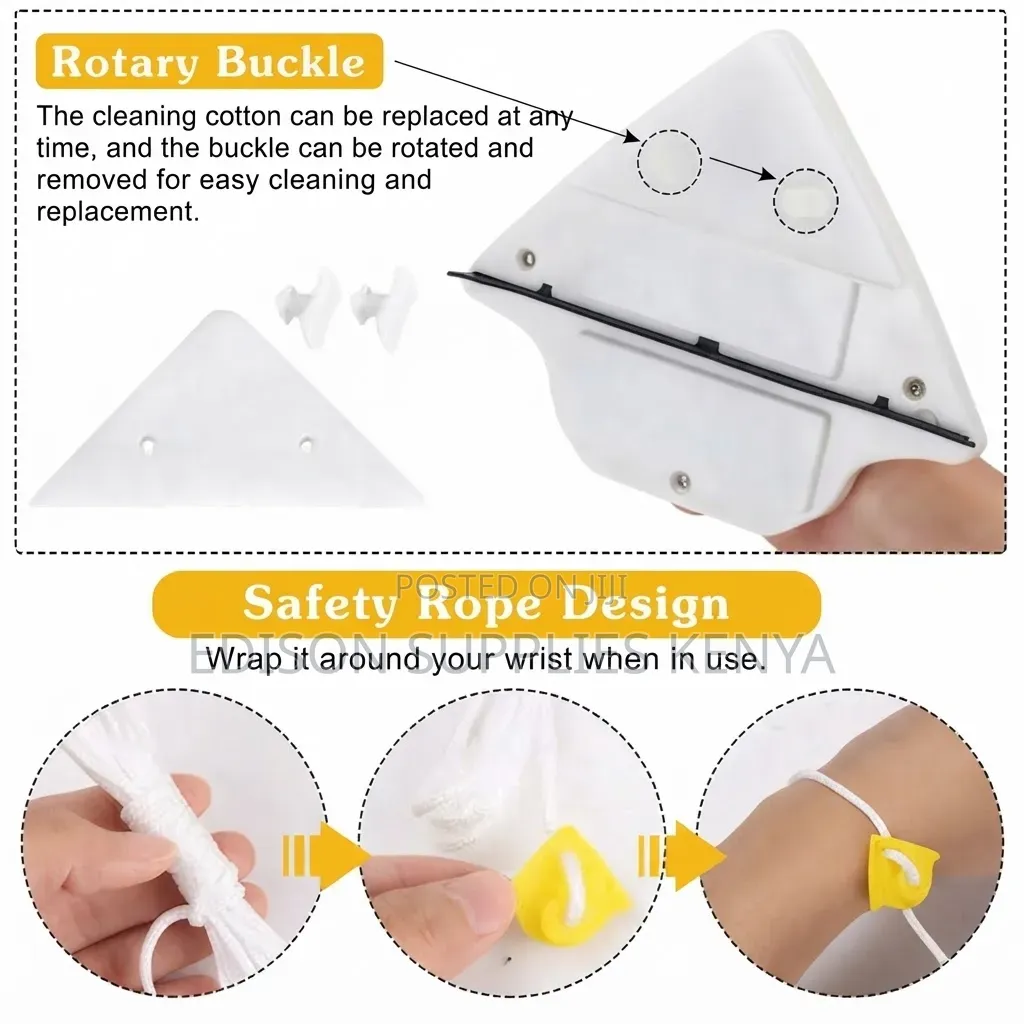 Magnetic Window Double Sided Glass Wipe Window Cleaner, Wiper