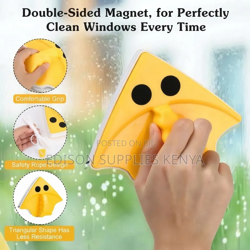 Magnetic Window Double Sided Glass Wipe Window Cleaner, Wiper