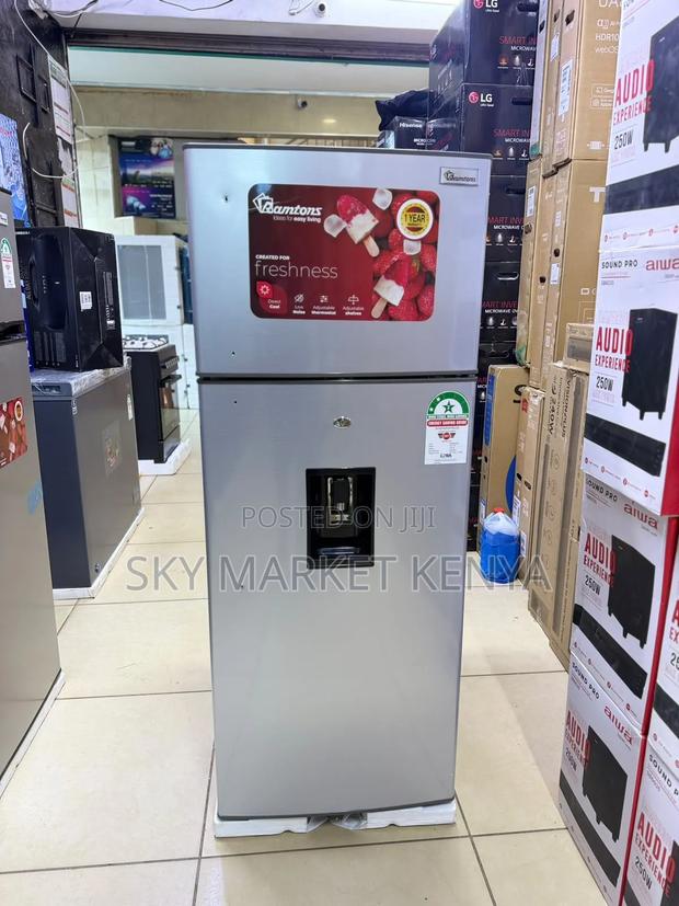 Ramtons Double Door Fridge With Water Dispenser 213L