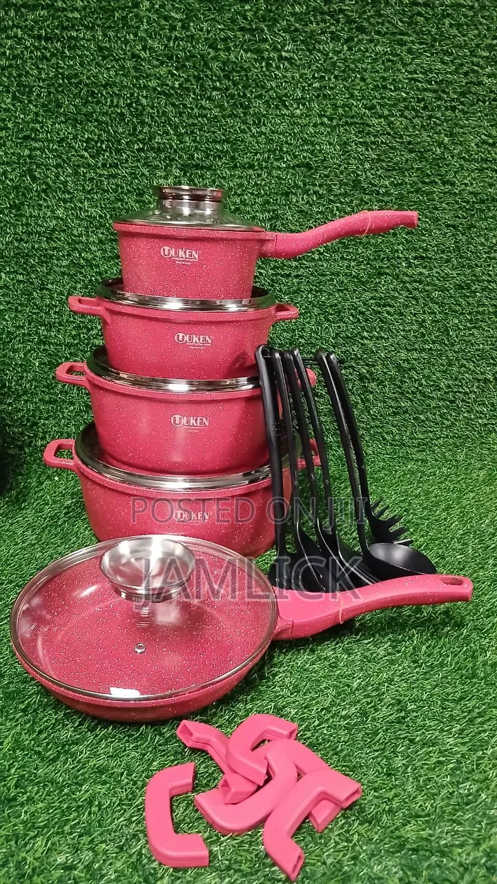 Heavy Duty Uken 22pc Cookware Set - Uk