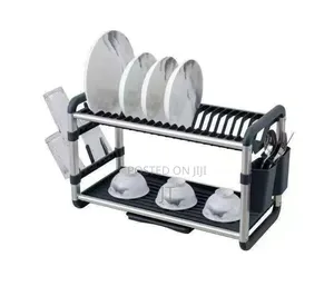 2 Tier Dish Drying Rack for Kitchen Counter