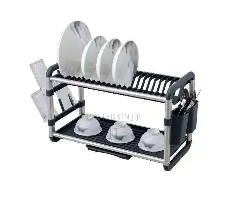 2 Tier Dish Drying Rack for Kitchen Counter
