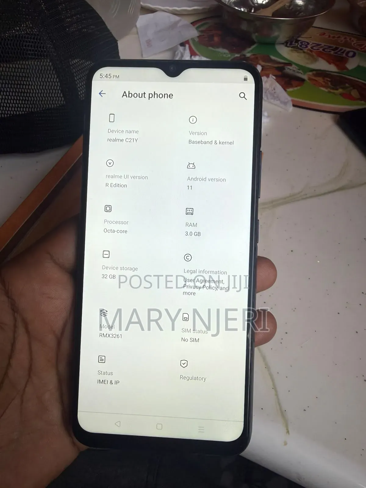 Realme C21Y 32 GB Black