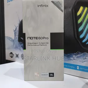 New Infinix Note 60 Pro 256 GB Black