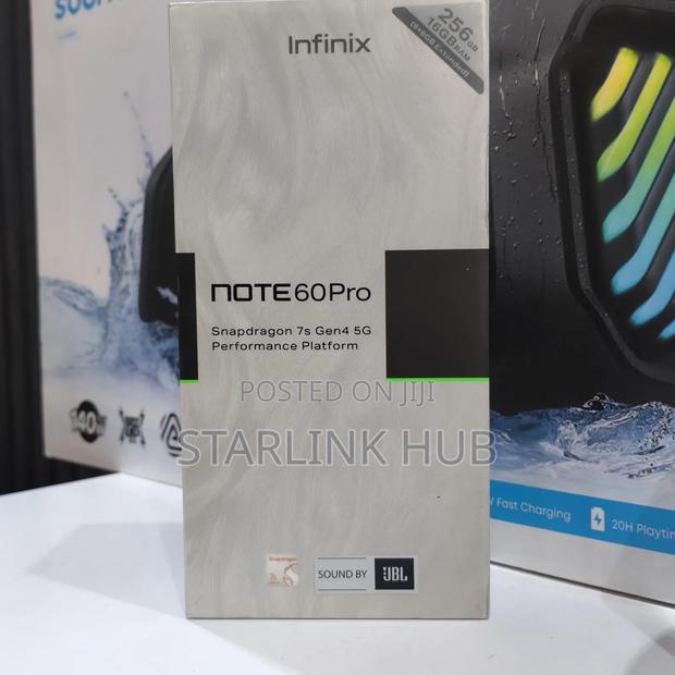 New Infinix Note 60 Pro 256 GB Black