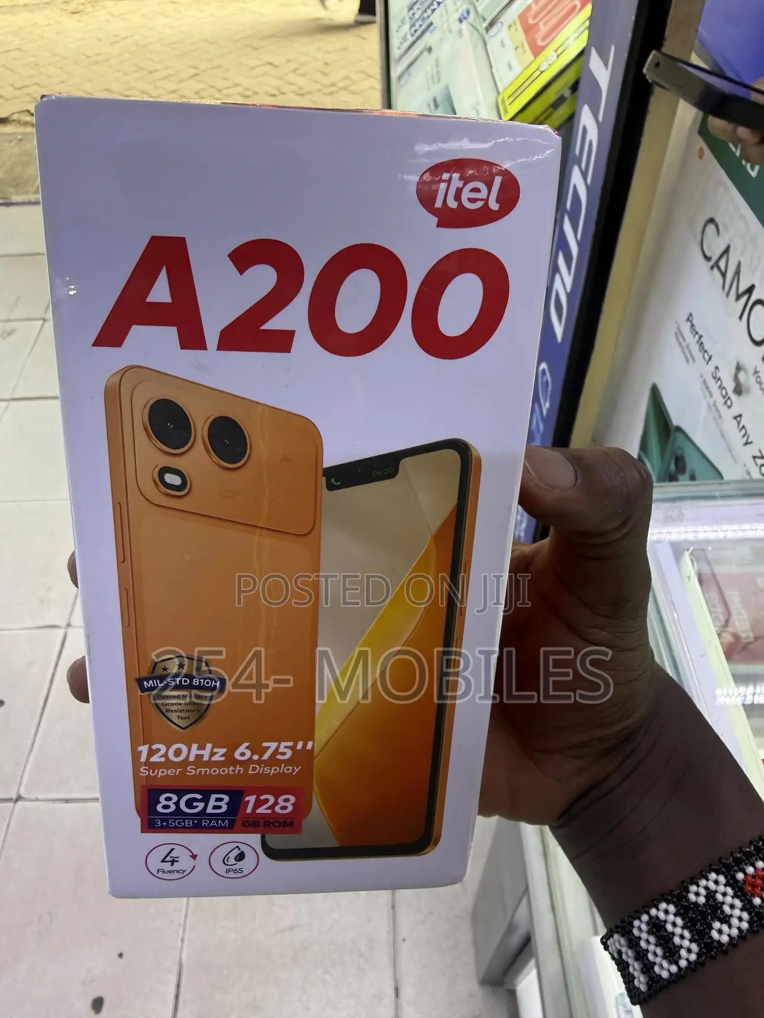 New Itel A200+ 128 GB Black