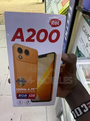 New Itel A200+ 128 GB Black