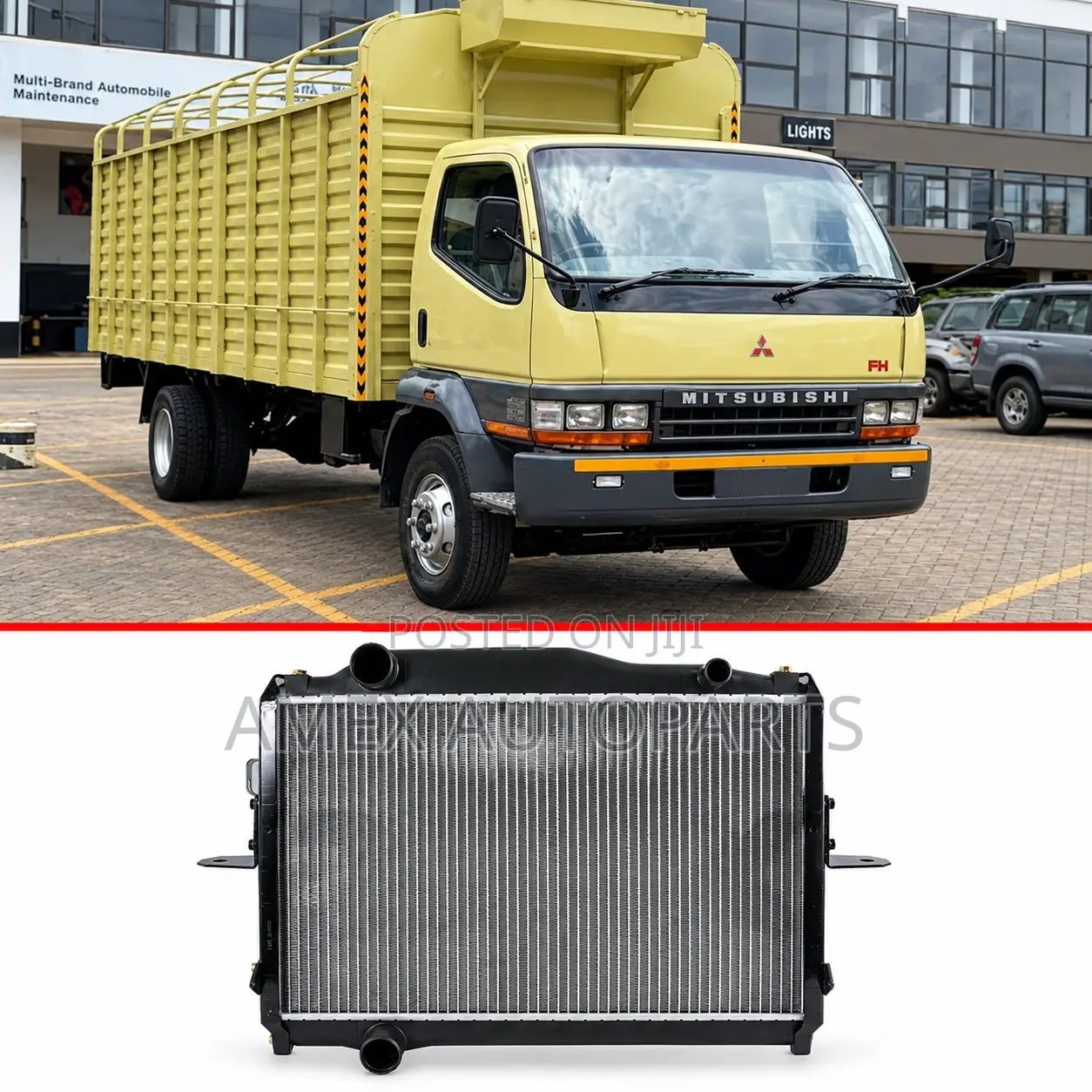 Radiator Mitsubishi FH215 Plastic Top OEM Type Pa48Mt