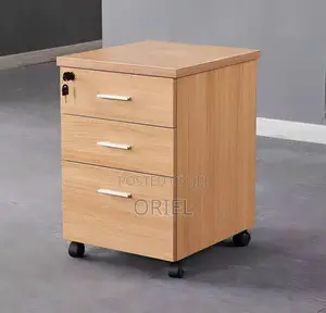 Office Cabinet : Lockable 3 Drawer Mobile File Cabinet