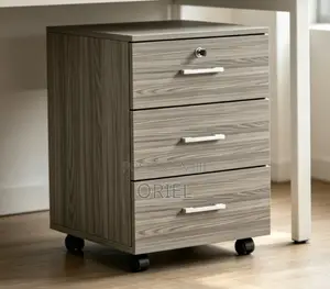 Office Cabinet : Lockable 3 Drawer Mobile File Cabinet