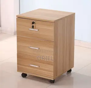 Office Cabinet : Lockable 3 Drawer Mobile File Cabinet