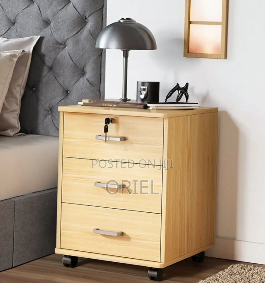 Office Cabinet : Lockable 3 Drawer Mobile File Cabinet