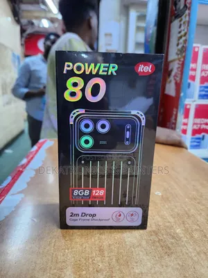 New Itel Power 80 128 GB Black