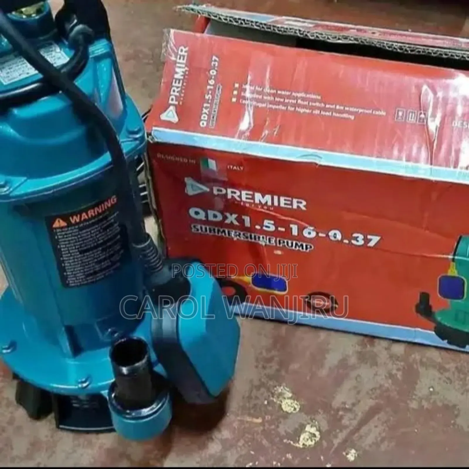 New Premier QDX 0.5Hp Submersible Pump/0.5Hp Submersible Water Pump