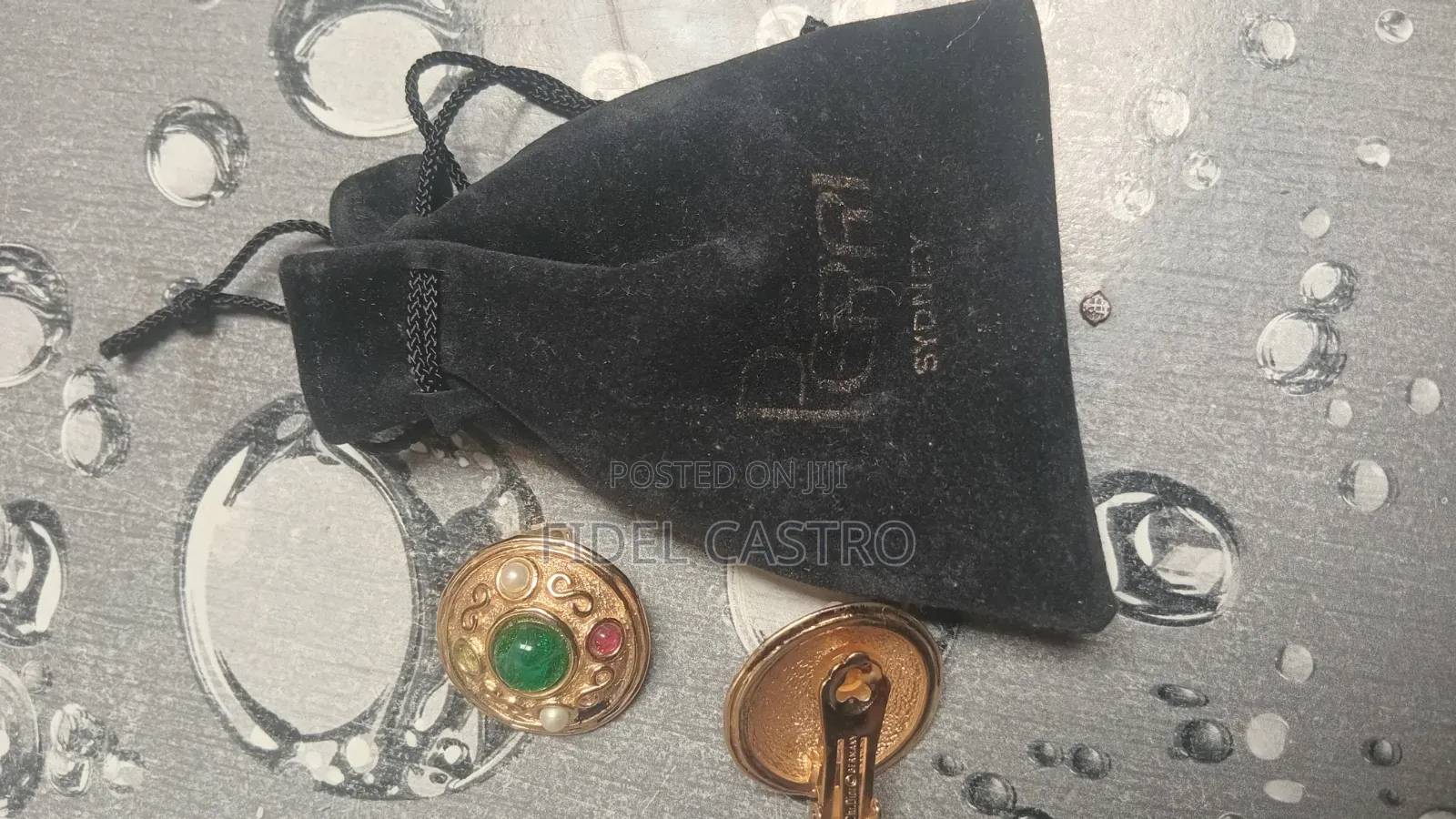 Authentic Vintage Christian Dior Germany Clip-on Earrings (1980s)