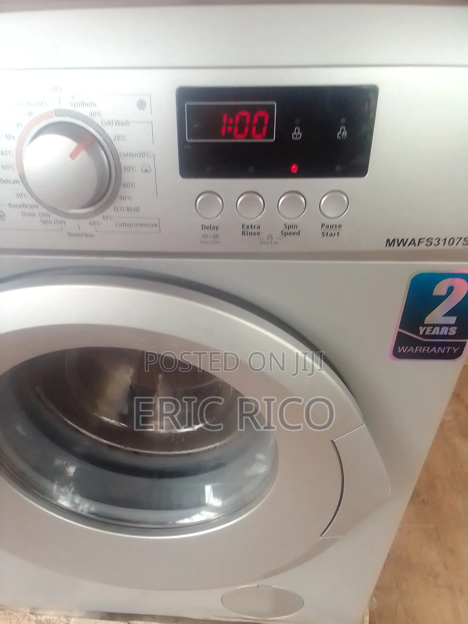 Mika 7Kg Automatic Washing Machine-Storm Wash,1200RPM