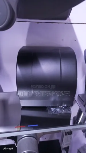 Closed Black Tissue Holder