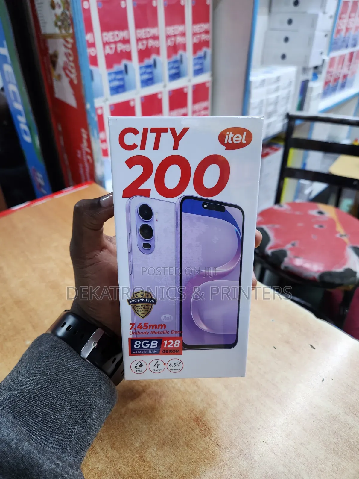 New Itel City 200 128 GB Black