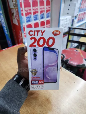 New Itel City 200 128 GB Black