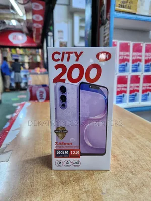 New Itel City 200 128 GB Black
