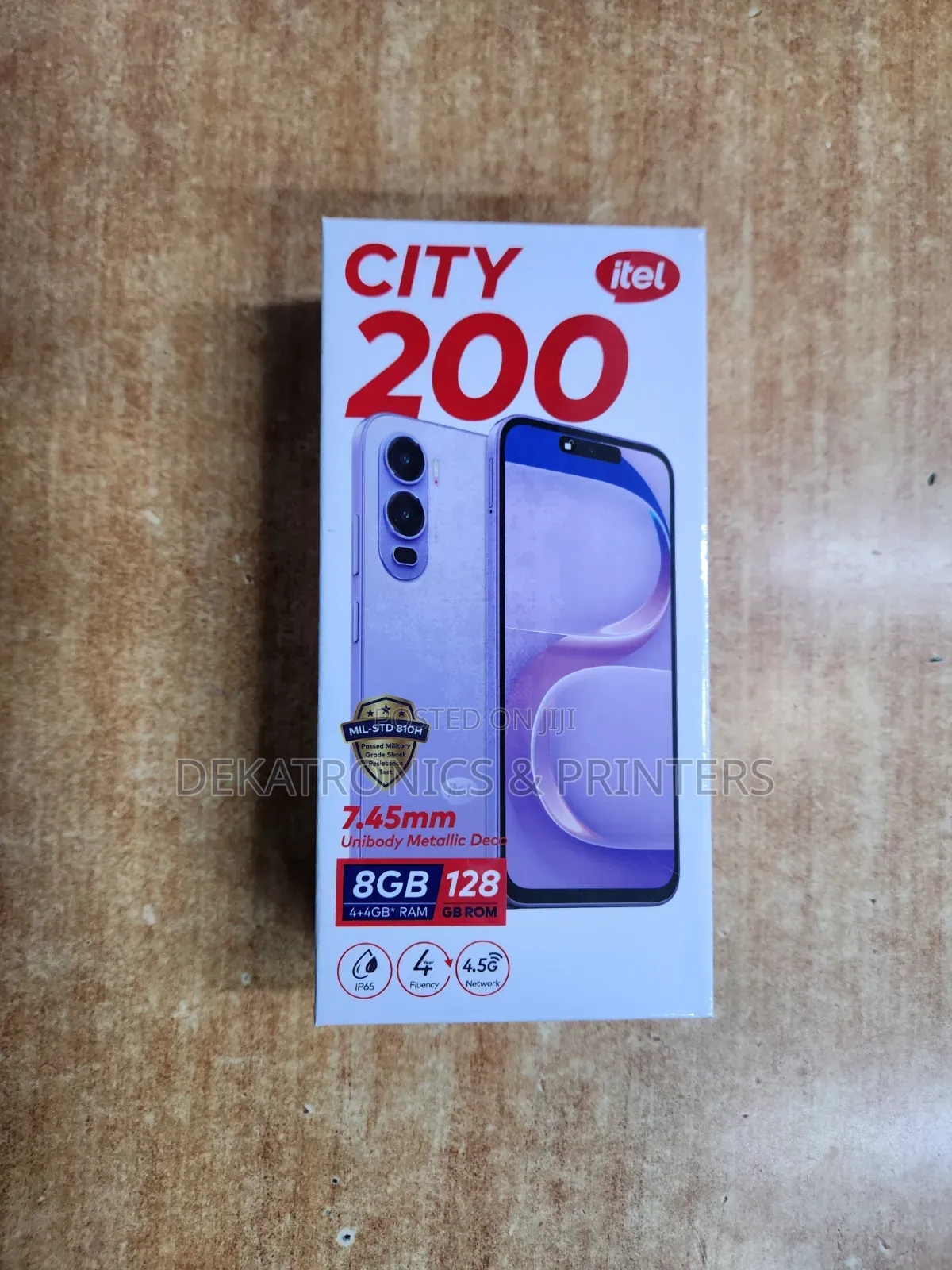 New Itel City 200 128 GB Black