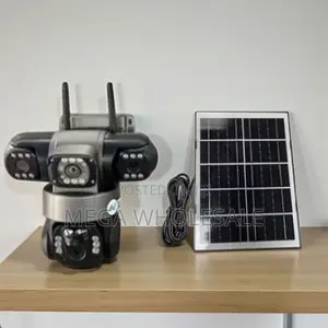 Auto Human Tracking 360-Degree 20MP 4G PTZ Triple Lens Solar Cameras