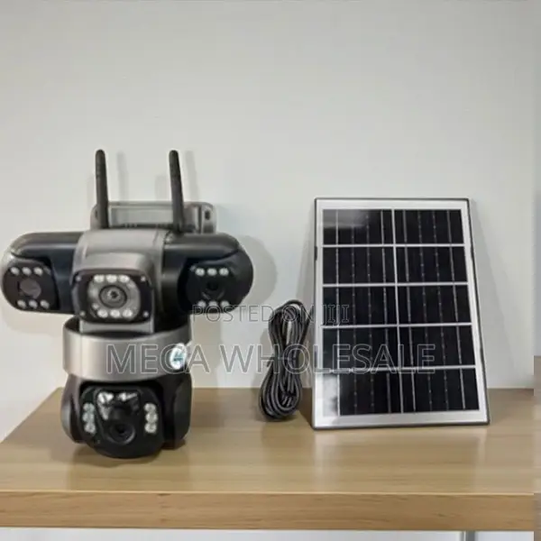 Auto Human Tracking Instant Alert 20MP 4G PTZ Triple Lens Solar Camera