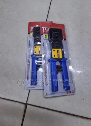 Heavy Duty RJ45 Pass Through Crimping Tool for Cat5e/Cat6